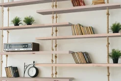 Tablette en bouleau massif L.80x l.30 cm ép.18mm