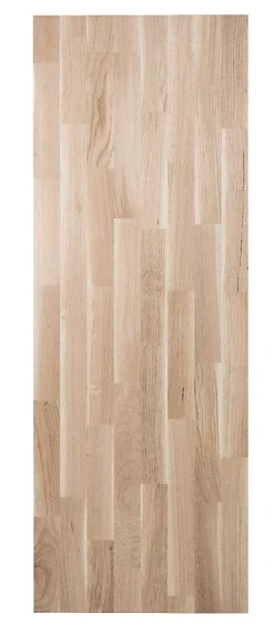 Tablette en chêne massif marron 60 x 120 cm, ép.18 mm