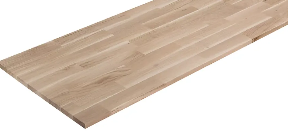 Tablette en chêne massif marron 50 x 120 cm, ép.18 mm- Discount