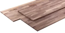 Tablette en noyer massif marron 60 x 80 cm, ép.18 mm- Hot