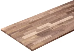 Tablette en noyer massif marron 40 x 200 cm, ép.18 mm- Clearance