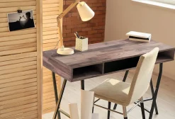 Tablette en noyer massif marron 60 x 200 cm, ép.18 mm-