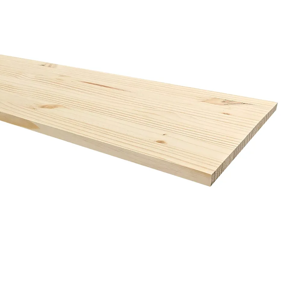 Tablette en pin noueux ISB 200 x 40 cm, ép.18 mm- Outlet