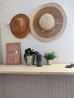 Wood&Sens Tablette Frêne bois massif, L.120 x l.40 cm, Ep.18 mm