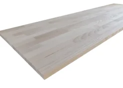 Tablette Frêne bois massif, L.250 x l.60 cm, Ep.18 mm-Wood&Sens Discount