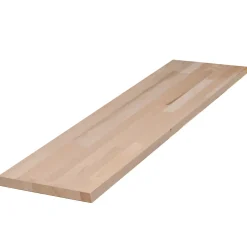 Forestea Tablette hêtre massif lamellé collé abouté 800 x 200 x 18 mm