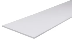 Tablette mélaminé blanc 40 x 120 cm, ép.1,8 cm- Outlet