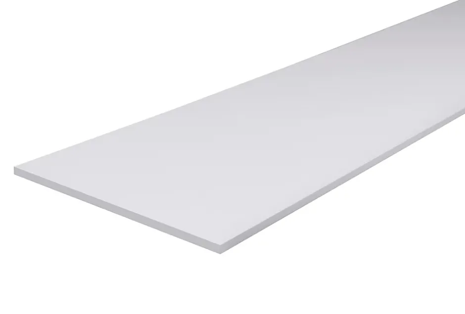 Tablette mélaminé blanc 20 x 120 cm, ép.1,8 cm- Best