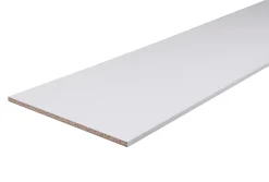 Tablette mélaminé blanc 50 x 200 cm, ép.1,6 cm