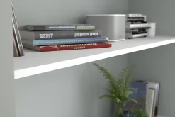 Tablette mélaminé blanc 60 x 200 cm, ép. 1,6cm