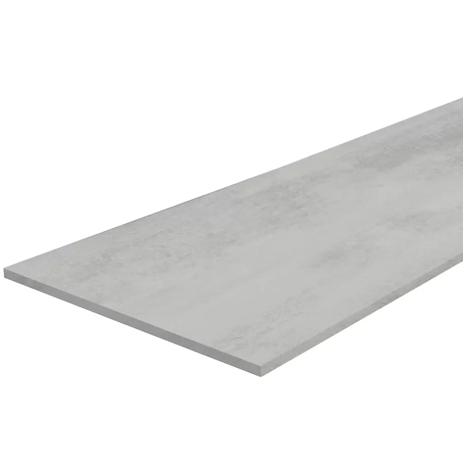 Tablette mélaminé béton Kala 80 x 120 cm,ép.1,8 cm