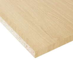 Tablette mélaminé chêne - 250 x 40 cm, ép.18 mm (vendu à la tablette)- New