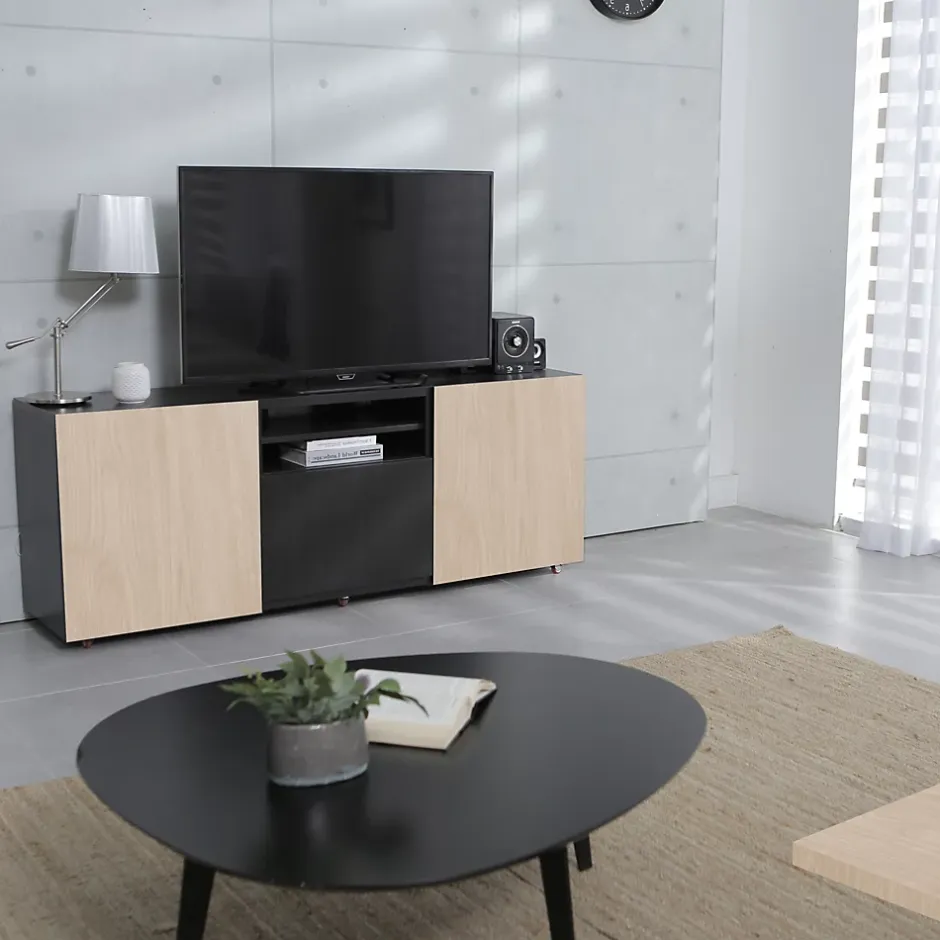 Tablette mélaminé chêne pâle, 250 x 50 cm, ép.18 mm