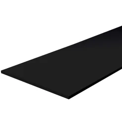 Tablette mélaminé noir Berb 40 x 120 cm,ép.1,8 cm