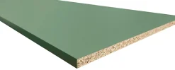 Tablette mélaminée Ninna couleur vert olive 250x50x1.8 Cm-