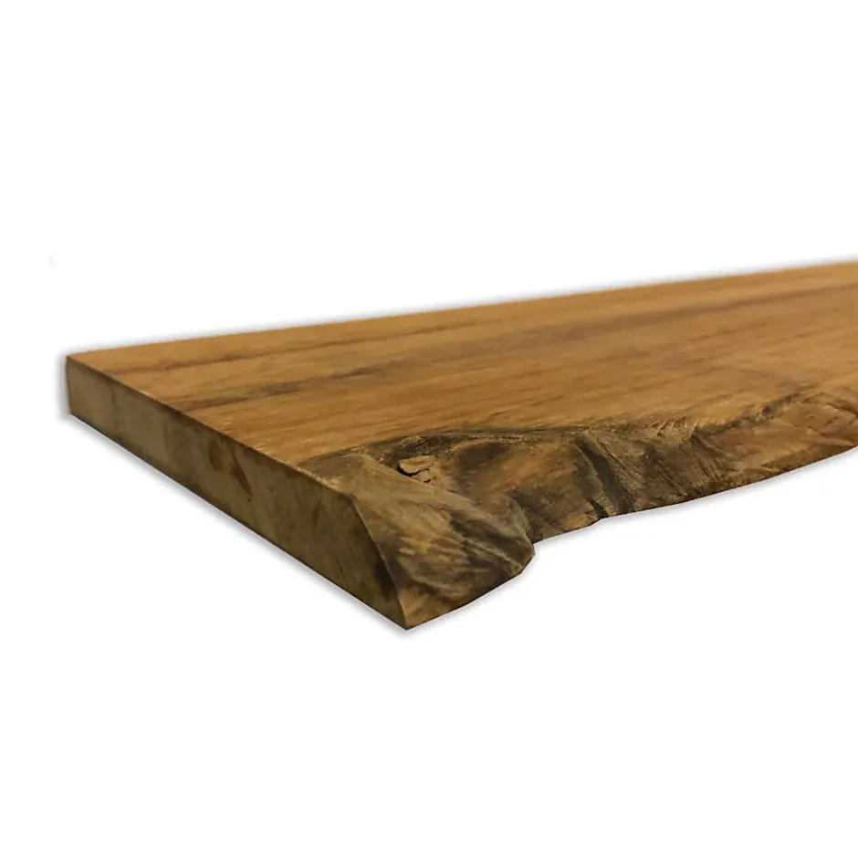 Tablette murale en Teck huilée L.90Xl.18cm ep.18mm-