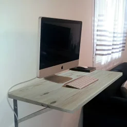 Tablette Pin Rustique bois massif, L.80 x l.40 cm x Ep.22 mm-Wood&Sens Best