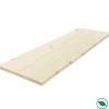 Forestea Tablette sapin massif lamellé collé abouté 800 x 400 x 18 mm