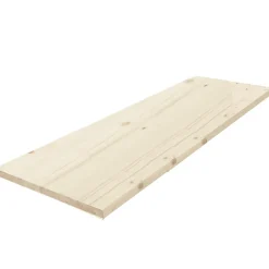Forestea Tablette sapin massif lamellé collé abouté 800 x 400 x 18 mm