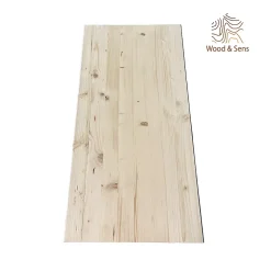 Wood&Sens Tablette Sapin Rustique, L.80 cm x l.30 cm, Ep.18 mm