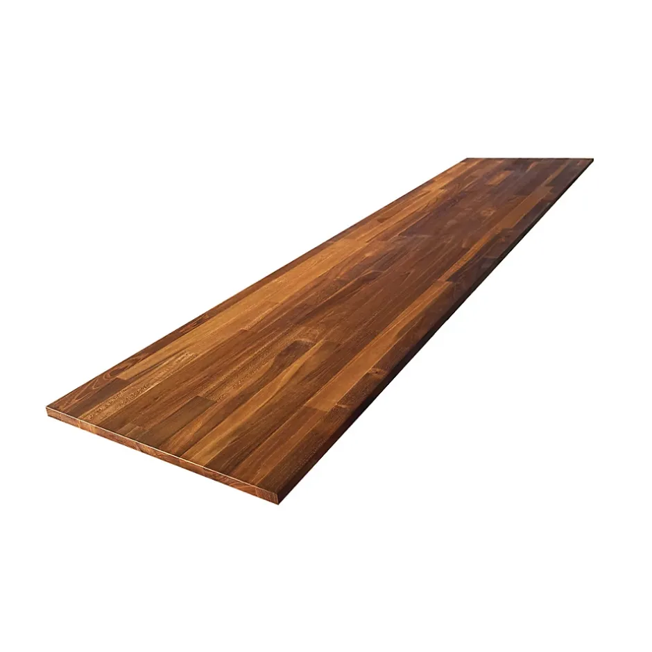 Tablette Teck huilé bois massif, L.200 x l.40 cm, Ep.18 mm-Wood&Sens Sale