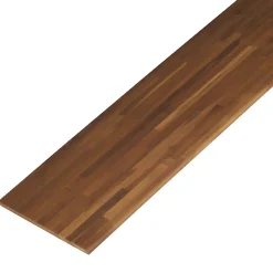 Tablette Teck massif Lamellé collé abouté 2000 x 150 x 18 mm-Forestea Sale