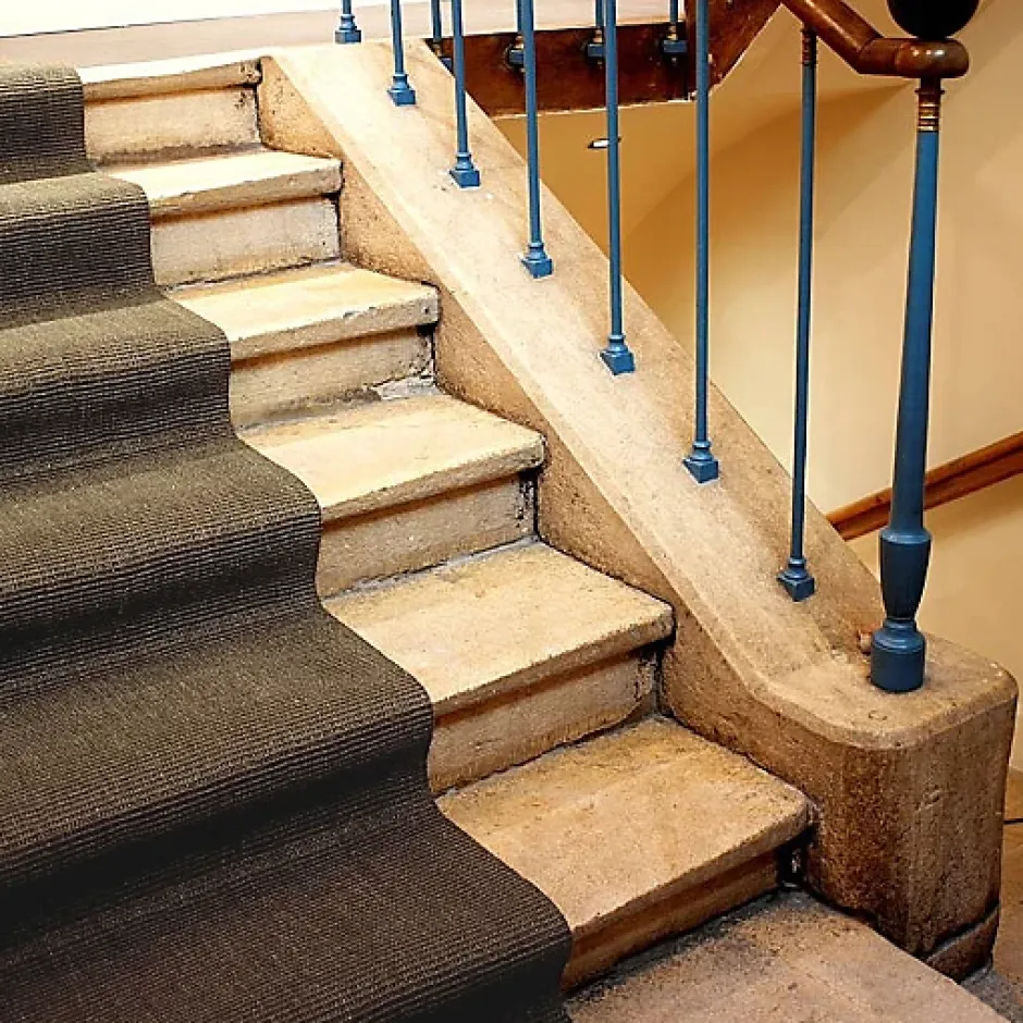 Tapis de passage en sisal couloir et escalier - Moka - Echantillon 15 x 20 cm-Décoweb Hot