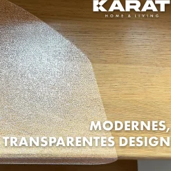 Floordirekt Tapis d'escalier Arktik Transparent Demi-circulaire 23,5 x 65 cm -