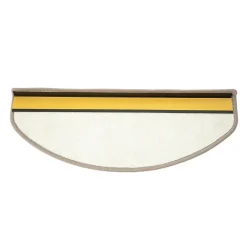 Floordirekt Tapis d'escalier Baleno Beige 23,5 x 65 cm Carré -