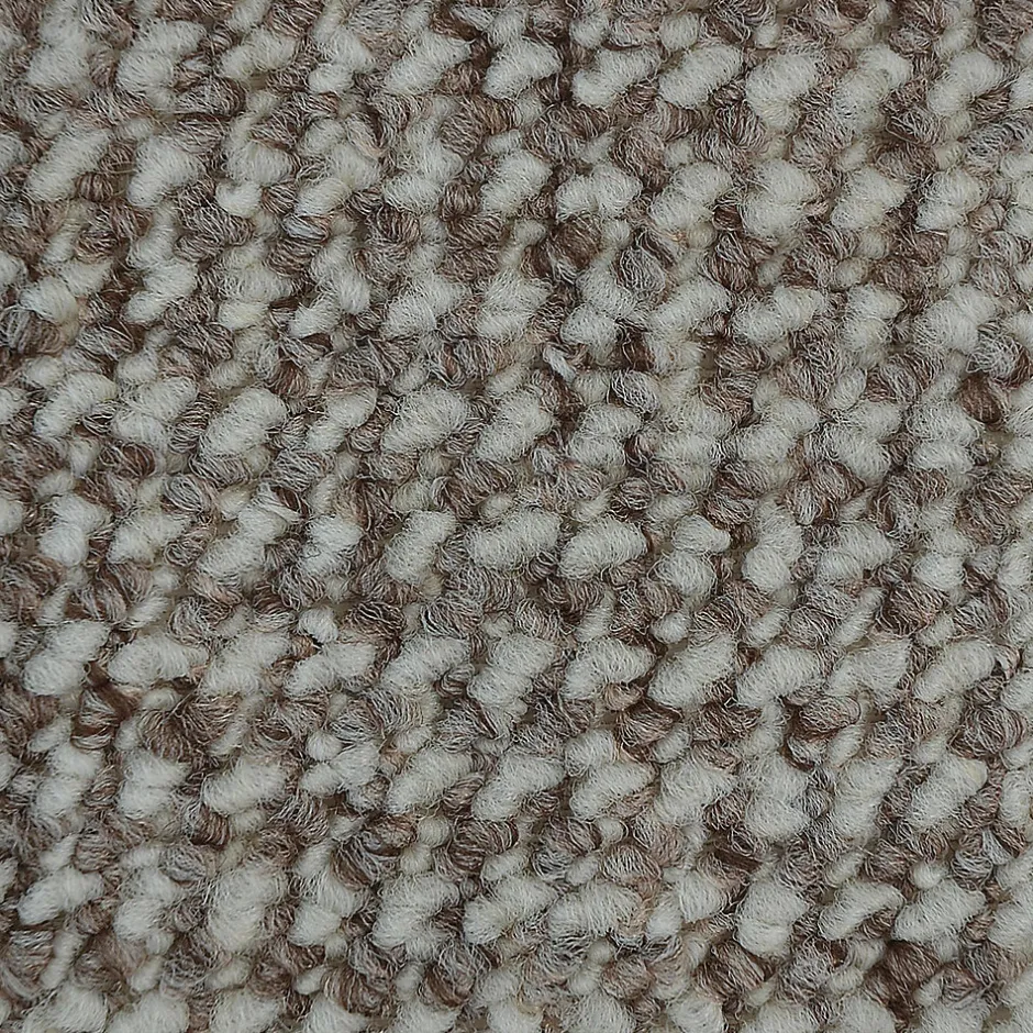 Floordirekt Tapis d'escalier Carlton Demi-circulaire Gris beige 23,5 x 65 cm -