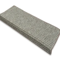 Floordirekt Tapis d'escalier Carlton Rectangulaire Gris beige 23,5 x 65 cm -