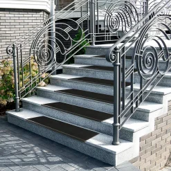 Tapis d'escalier en caoutchouc Antidérapant Santiago 25 x 65 cm-Floordirekt Clearance