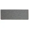 Floordirekt Tapis d'escalier London Gris clair 23,5 x 65 cm Rectangulaire