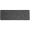 Tapis d'escalier London Gris foncé 23,5 x 65 cm Rectangulaire-Floordirekt Clearance