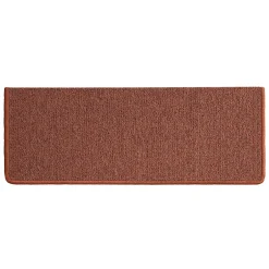 Tapis d'escalier London Terre 38 23,5 x 65 cm Rectangulaire-Floordirekt