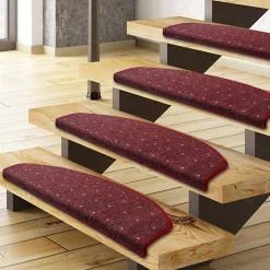 Floordirekt Tapis d'escalier Rapido Mauve Demi-circulaire -