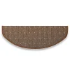 Tapis d'escalier Rapido Marron Demi-circulaire --Floordirekt