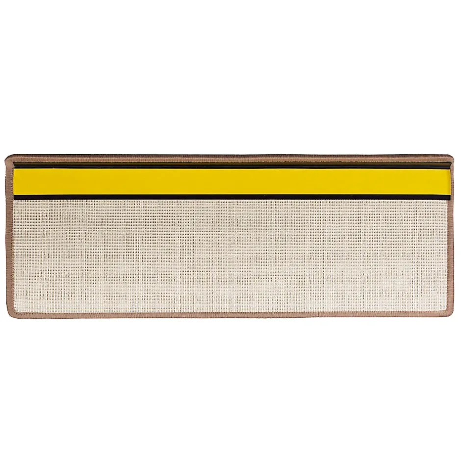 Tapis d'escalier Shaggy Sphinx Rectangulaire 23,5 x 65 cm Beige --Floordirekt Clearance