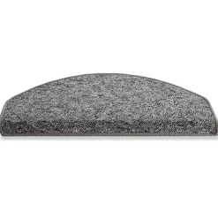 Tapis d'escalier Turbo Gris Installation adhésive Différentes formes Demi-circulaire --Floordirekt