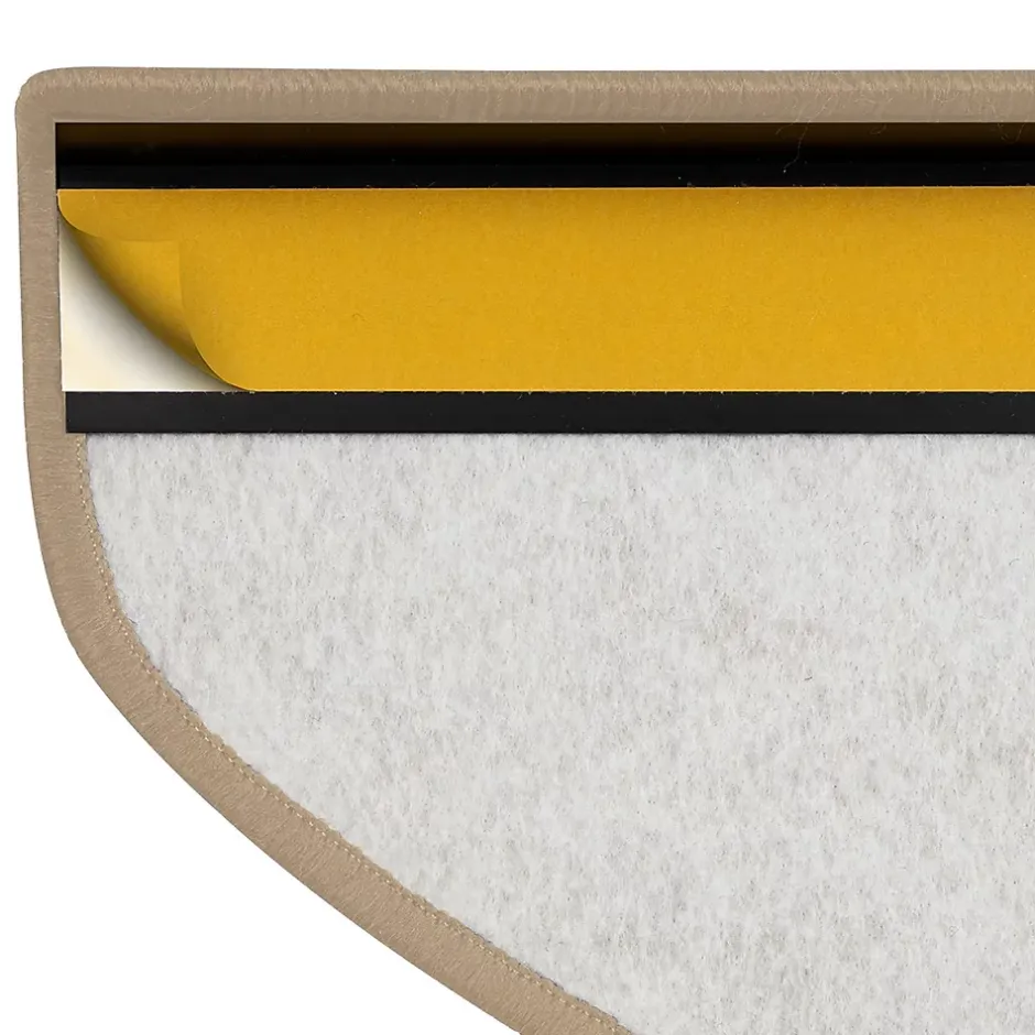 Tapis d'escalier York Beige 23,5 x 65 cm --Floordirekt Hot