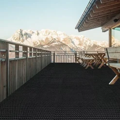 Tapis en caoutchouc avec anneaux Octo Door 23 mm 60 x 80 cm-Floordirekt Sale