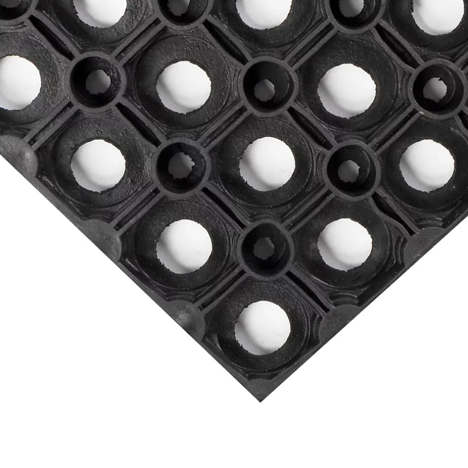 Floordirekt Tapis en caoutchouc avec anneaux Octo Door 16 mm 60 x 80 cm