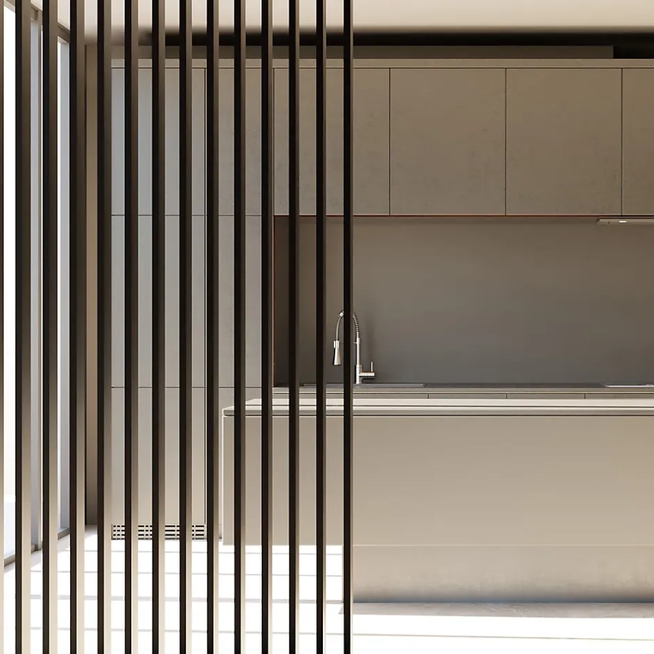 Tasseau aluminium noir 9 x 280 cm, ép.2,2 cm