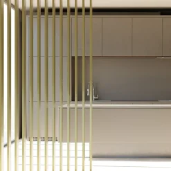 Tasseau aluminium olive 9 x 280 cm, ép.2,2 cm- Clearance