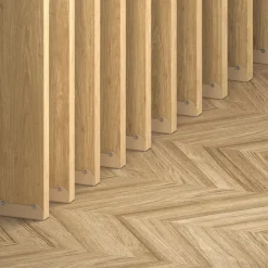 Tasseau Claustra MDF revêtu papier imprimé chêne L.2,2 x P.8,8 cm x H.2,80 m