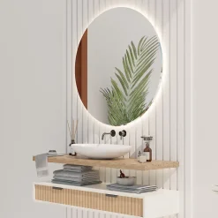 Tasseau décoratif adhésif MDF blanc à peindre 34,5 x 280cm, ép. 11mm (vendu par lot de 4)- Clearance