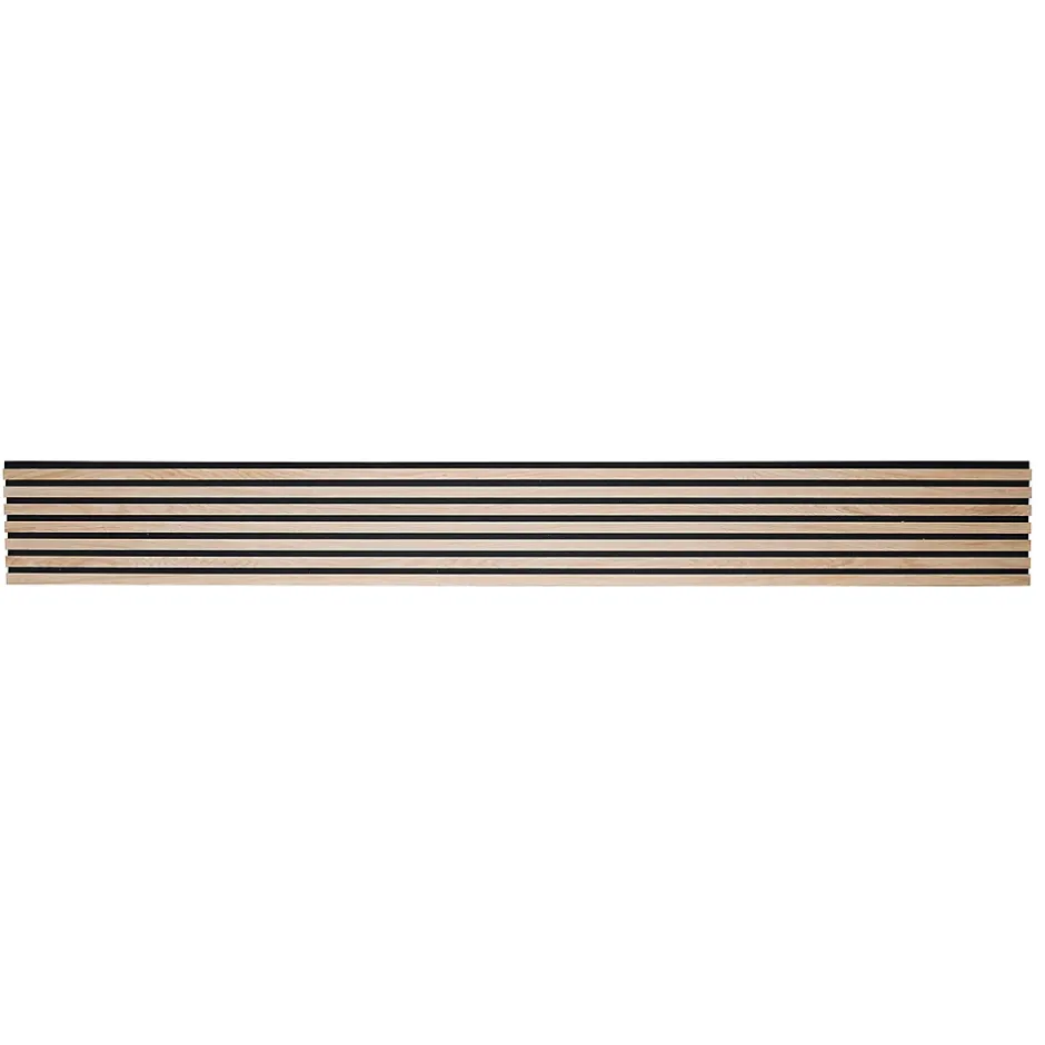 Tasseau décoratif lambris lamelles bois coloris naturel l.250 x l.30 x ep.1 cm- Outlet