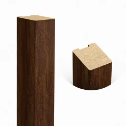 Tasseau décoratif placage papier imitation chêne athénien 3 x 280 cm vendu par 4 pièces- New