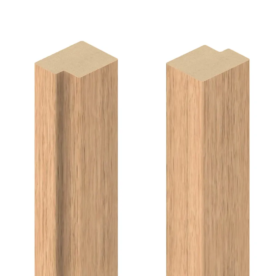 Tasseau de finition en chêne pour panneau Saragossa 2800 x 28 x 22 mm-Foge Outlet