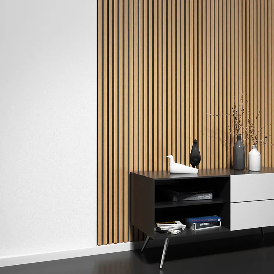 Tasseau de finition en chêne pour panneau Saragossa 2800 x 28 x 22 mm-Foge Outlet